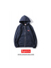 Supreme秋冬新款男士拉链连帽加绒卫衣