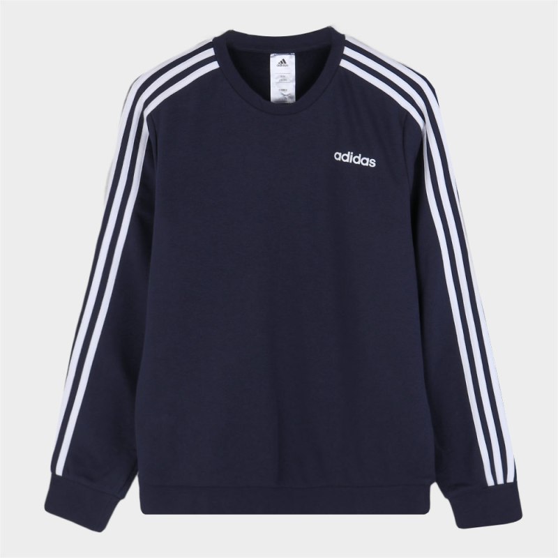 adidas阿迪达斯男上衣运动服休闲透气圆领卫衣du0484