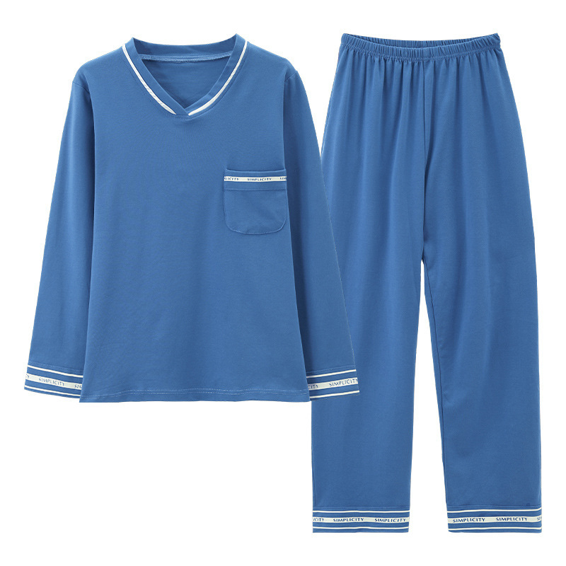 DBMG2022年新款秋冬季睡衣女士长袖休闲大码可外穿家居服套装