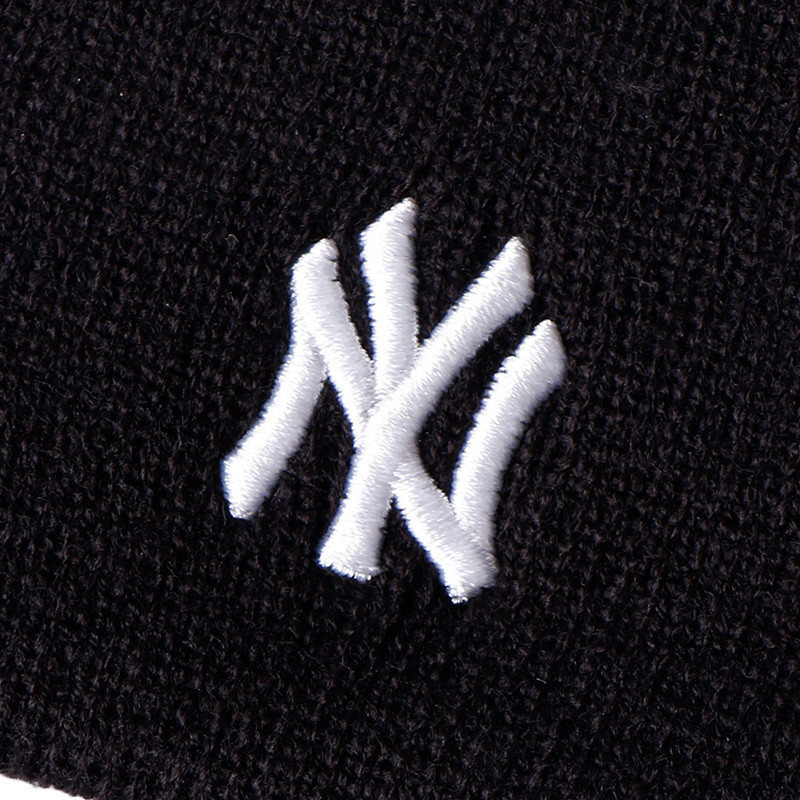 mlb美职棒毛线帽 帽子男女秋冬天韩版潮时尚羊毛针织帽毛线帽套头帽