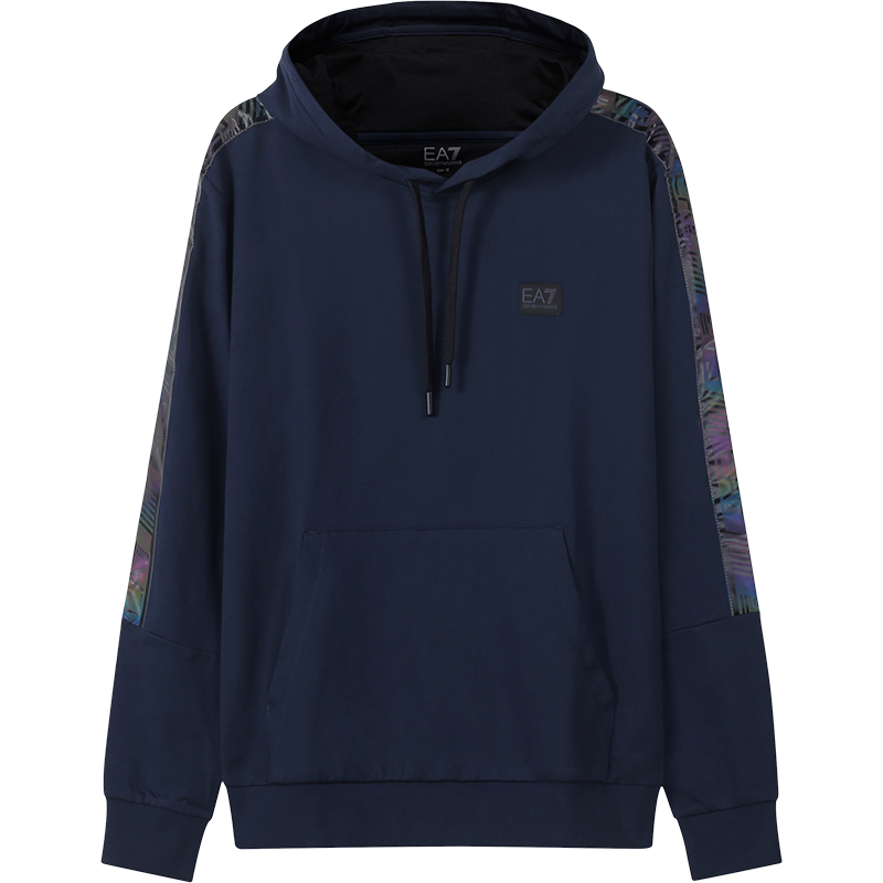 阿玛尼 EMPORIO ARMANI EA7 男士棉质Logo Series连帽长袖卫衣运动衫6LPM44 PJ05Z