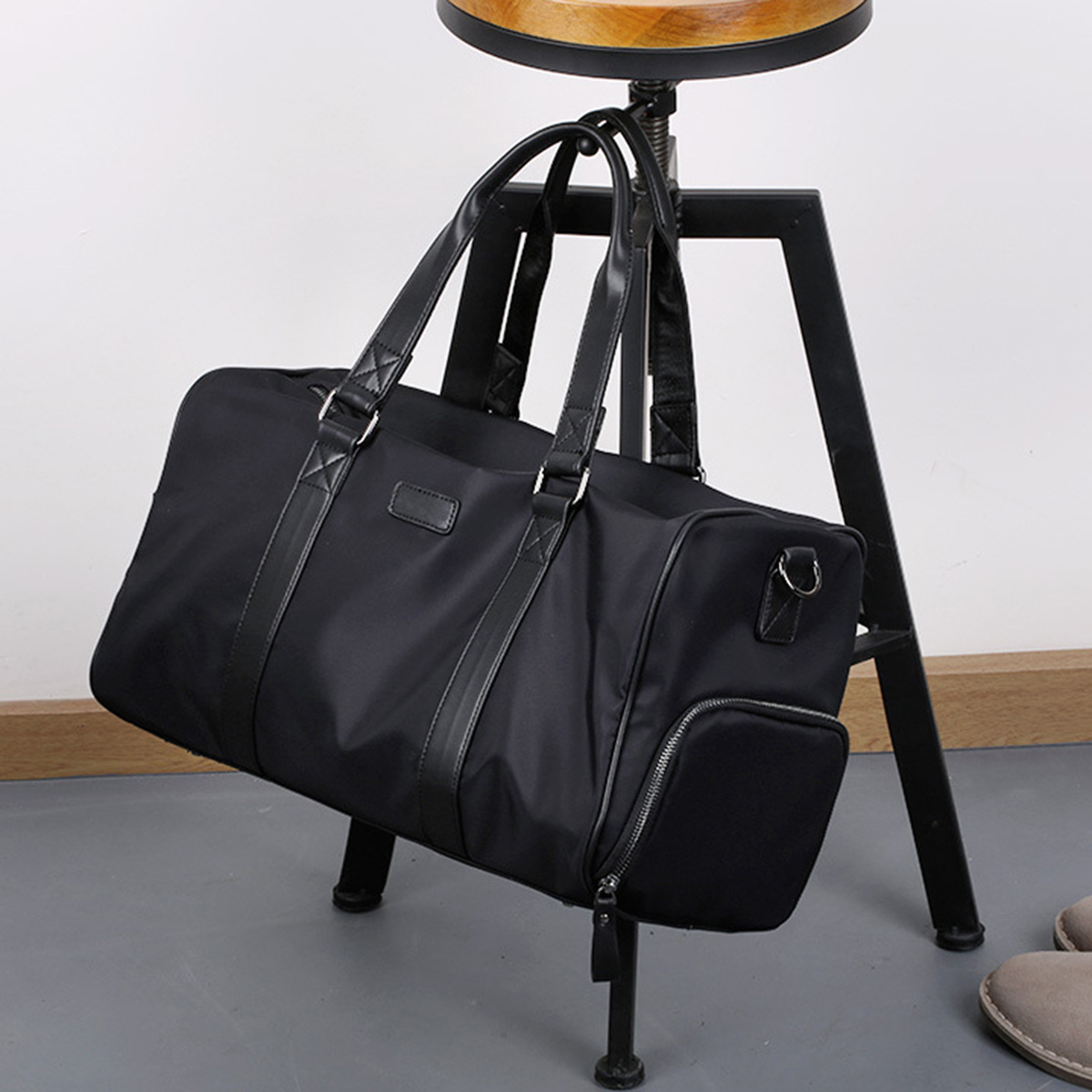 古思奇新款男女旅行包韩版帆布包大容量行李袋旅行包包 参数