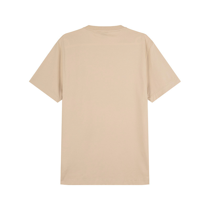 博柏利 burberry 男款浅卡其色tb专属标识刺绣圆领短袖t恤8053424