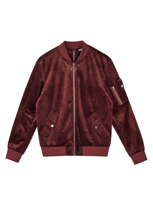 马克华菲潮牌Reshake华菲型格秋季时尚立领拉链夹克外套上衣男潮牌