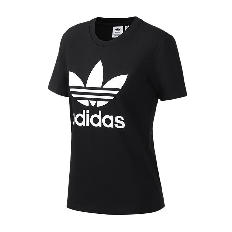 adidas阿迪达斯三叶草女装运动服LOGO款休闲短袖T恤FM3311