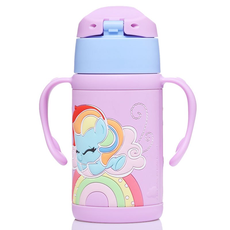 小马宝莉儿童包胶手柄316L保温杯300ML