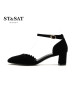 St&Sat/星期六商场同款稳固粗跟时尚女鞋凉鞋中后空SS71114390