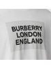 博柏利BURBERRY T恤 字母徽标棉质 男士T恤短袖 4558765