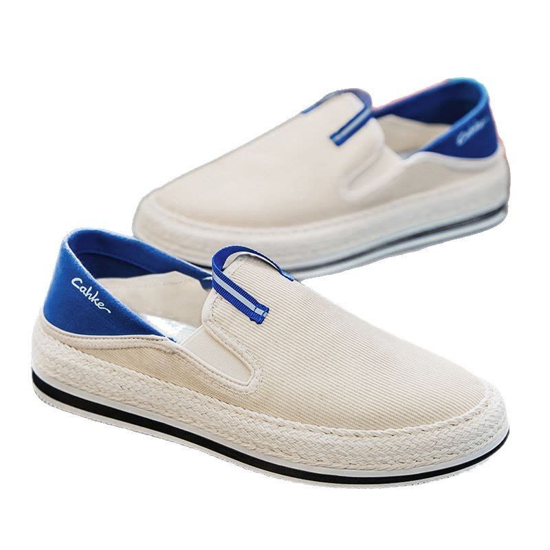 四季可穿男士2025年休闲舒适透气潮流时尚百搭日常新款男士布鞋图片