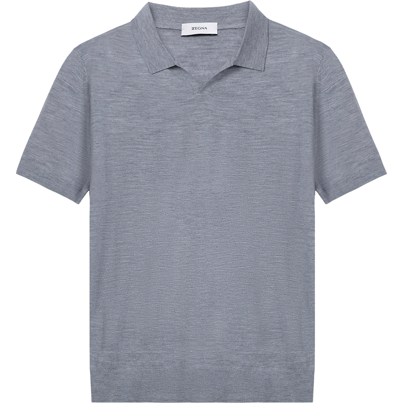Z ZEGNA 杰尼亚 男士 羊毛短袖POLO衫 VWM96 ZZ135