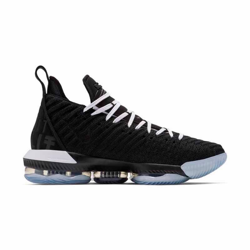 Nike耐克 Lebron LBJ 16 詹姆斯 黑白鸳鸯 实战篮球鞋BQ5970-101图片
