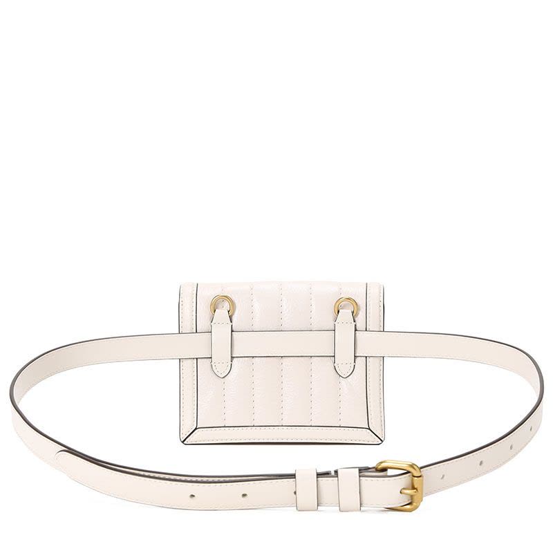 COACH\蔻驰 HUTTON胸包/腰包 斜挎包 锁扣绗缝皮图片