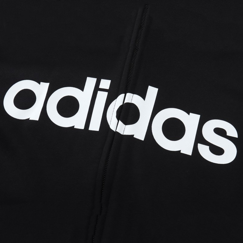 【自营】adidas阿迪达斯NEO男装logo款运动服休闲针织连帽外套上衣EI4736