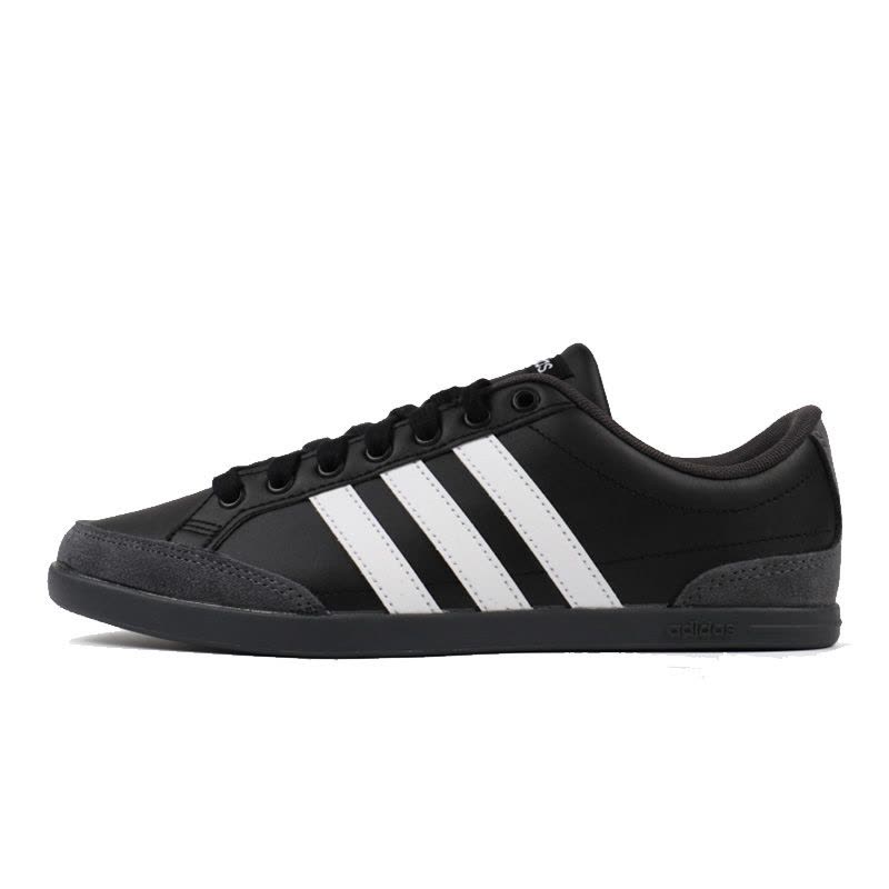 Adidas阿迪达斯板鞋男2020夏季透气低帮黑色运动鞋休闲鞋FV8553图片