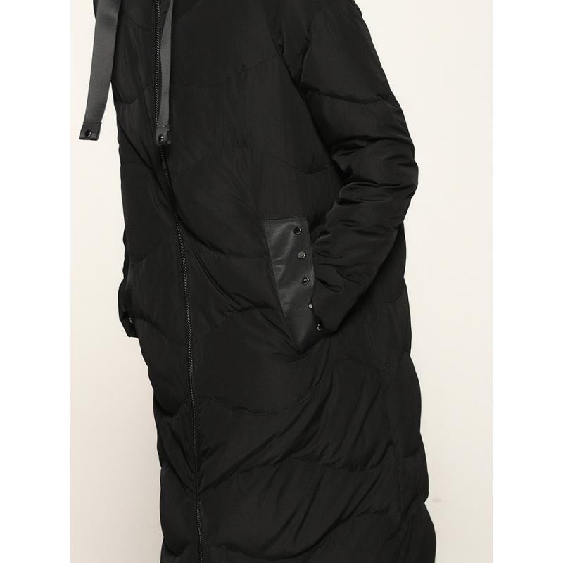 冰洁羽绒服女长款修身显瘦女士时尚冬装外套J80143042V