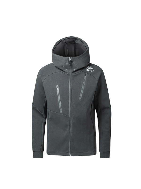 Kappa卡帕男款运动帽衫卫衣运动外套休闲上衣K0752MK10D