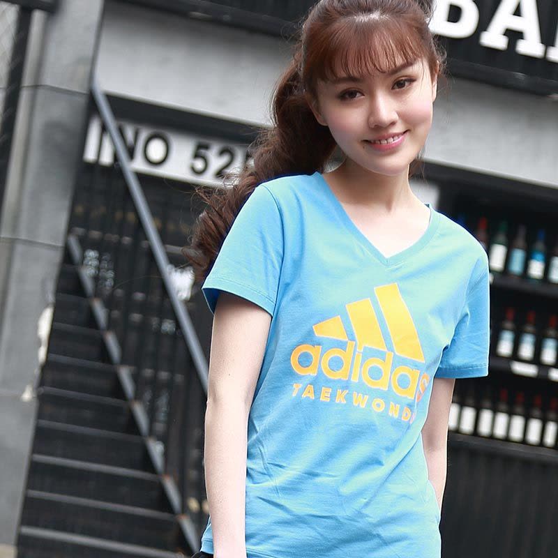 阿迪达斯adidas武道系列女装短袖T恤-ADICTTW-BUO图片