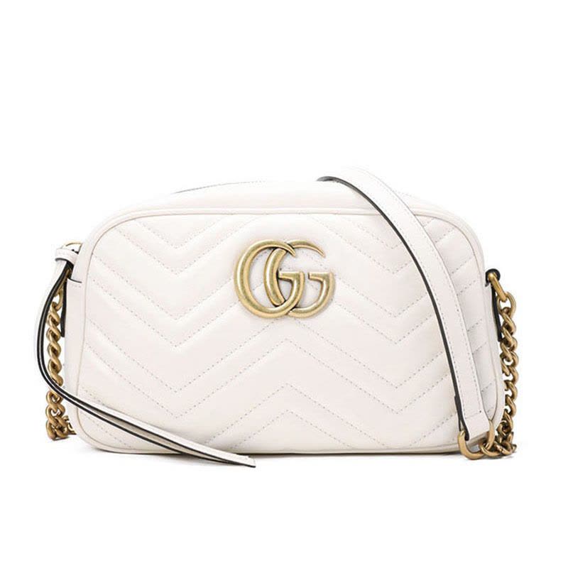 预订19秋冬款 GUCCI GG Marmont 单肩包 小号 447632图片