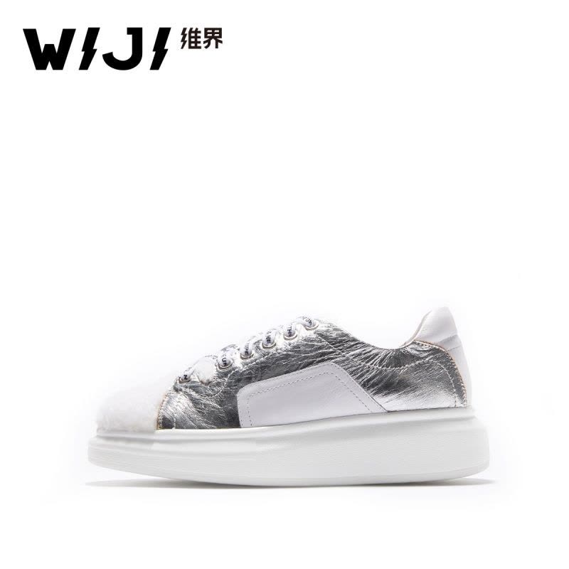 WIJI2018时尚新款靓丽休闲鞋个性舒适低内涵透气舒适低帮女鞋女图片