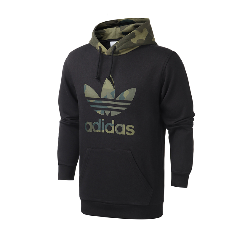 adidas阿迪达斯三叶草男服运动服连帽卫衣FM3358