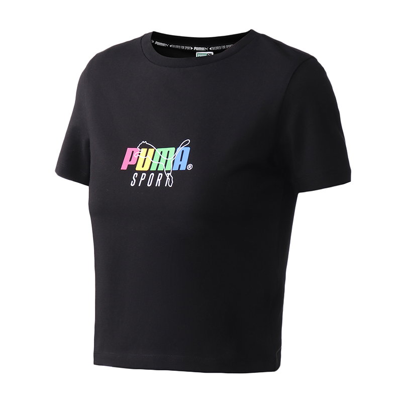 【自营】PUMA彪马女装运动服休闲圆领短袖T恤598268