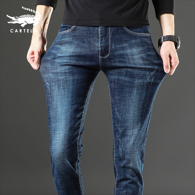 卡帝乐鳄鱼cartelo男士牛仔裤