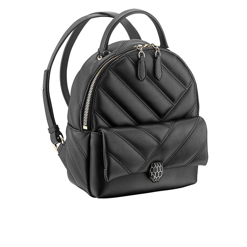 【预定】BVLGARI宝格丽 Serpenti Cabochon经典蛇头双肩包288735图片