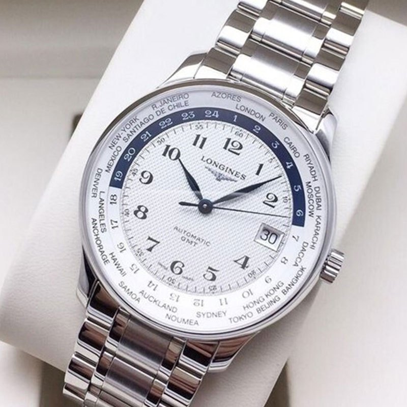 【预售款】浪琴(LONGINES)瑞士进口名匠系列时尚钢带腕表自动机械表男L2.631.4.70.6