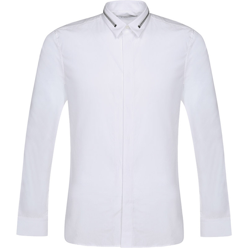 GIVENCHY 纪梵希 男士棉质长袖衬衫 16F6033300