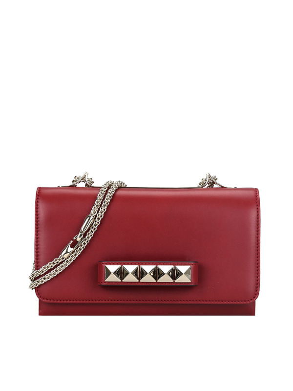 VALENTINO ROCKSTUD 斜挎包 B0975银扣VLL01004