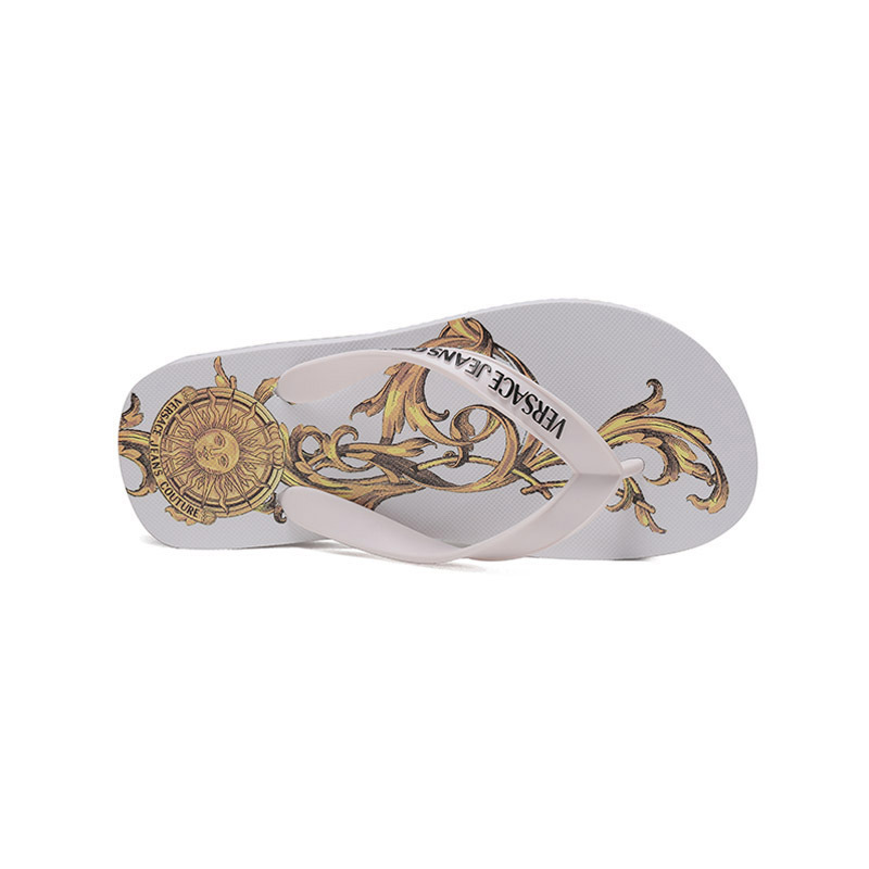 范思哲versacejeanscouture女士橡胶拖鞋凉拖人字拖72va3sq7zs191