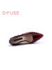 D:FUSE/迪芙斯春季牛皮浅口尖头超高跟单鞋女鞋DF61113117