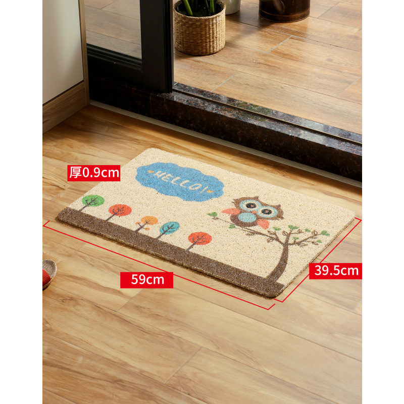 进门地垫 防滑丝圈厚制蹭土垫子 入户玄关门口门垫 家用脚垫 106896