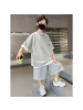 男童夏季套装2025新款儿童夏装短袖运动服薄款大童夏款帅气时髦潮