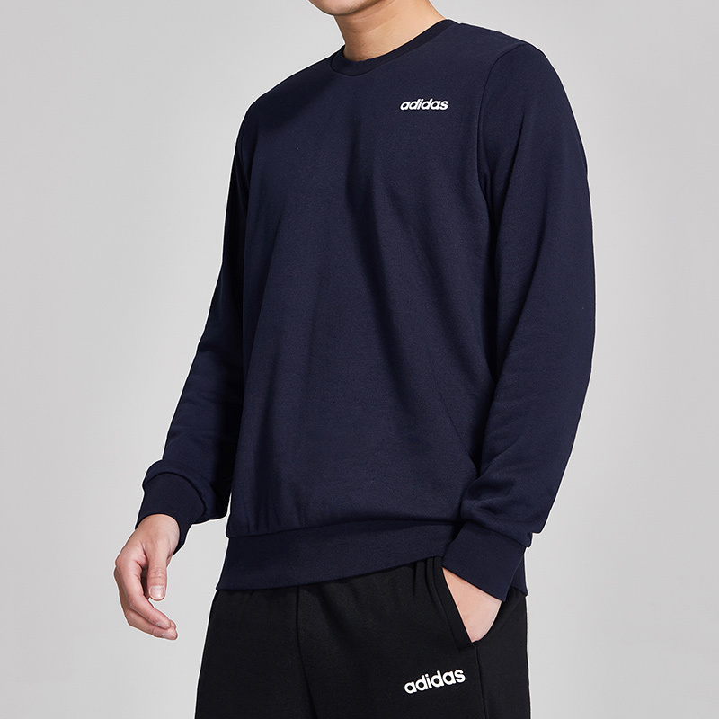 adidas男服卫衣圆领套头衫运动休闲运动服DU0395