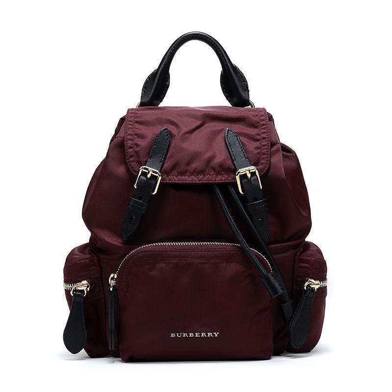 BURBERRY 博柏利 女士织物小号军旅背斜挎包