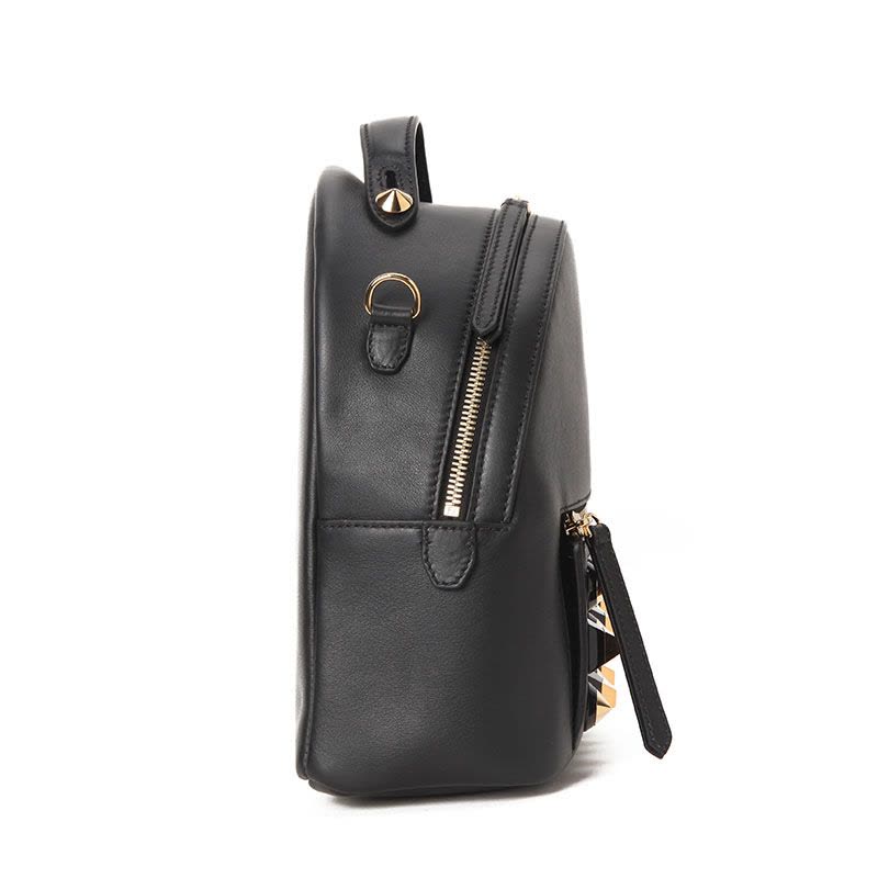 FENDI/芬迪 女包金色铆钉单肩背包 8BT281 22x24x10CM图片