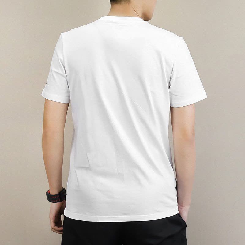 adidas阿迪达斯三叶草男装夏季运动短袖透气大码休闲T恤CF3121图片