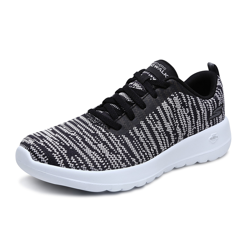 skechers斯凯奇女鞋透气网布健步鞋夏季轻质软底休闲运动鞋15603