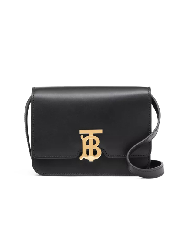 BURBERRY TB 专属标识皮革锁扣包单肩包 迷你 17*6*12.5CM