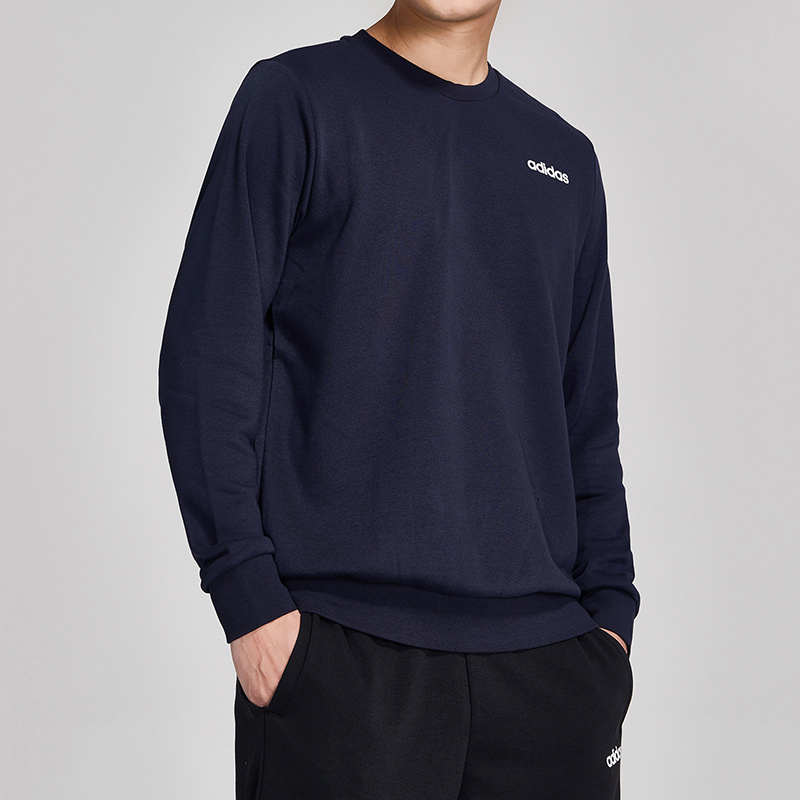 adidas男服卫衣圆领套头衫运动休闲运动服DU0395