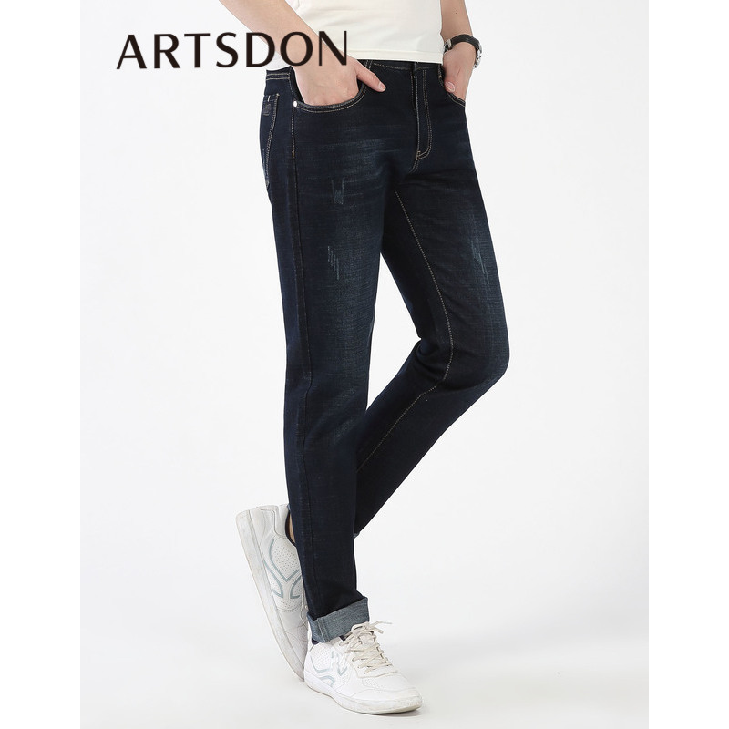 Artsdon/阿仕顿男装专柜同款直筒牛仔裤春秋季牛仔长裤男