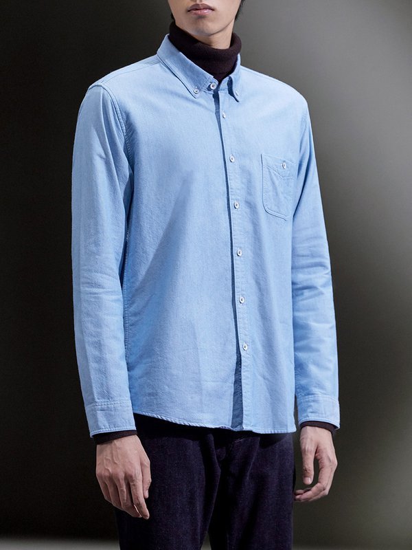 色休闲衬衫2018冬季舒适保暖长袖衬衫男hnead4e211a【价格 图片 品牌