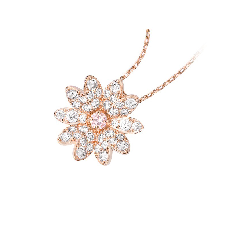 SWAROVSKI/施华洛世奇 王一博海报同款小雏菊水晶项链 女士人造水晶 送恋人5512662