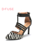 迪芙斯D:FUSE尖头高跟性感豹纹单鞋女DF51113059