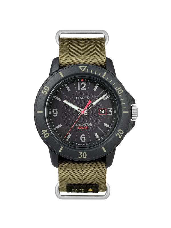 美国timex天美时手表expedition系列简约时尚休闲光动能石英男士手表t