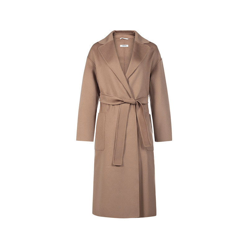 麦丝玛拉 S Max Mara 女士 绵羊毛长款大衣外套90110521 NINA