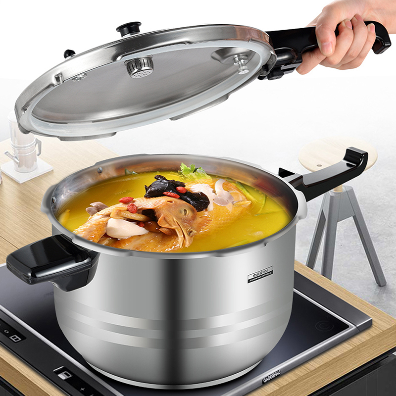 苏泊尔supor好帮手304不锈钢压力锅24cm电磁炉燃气通用ys24ed高压锅