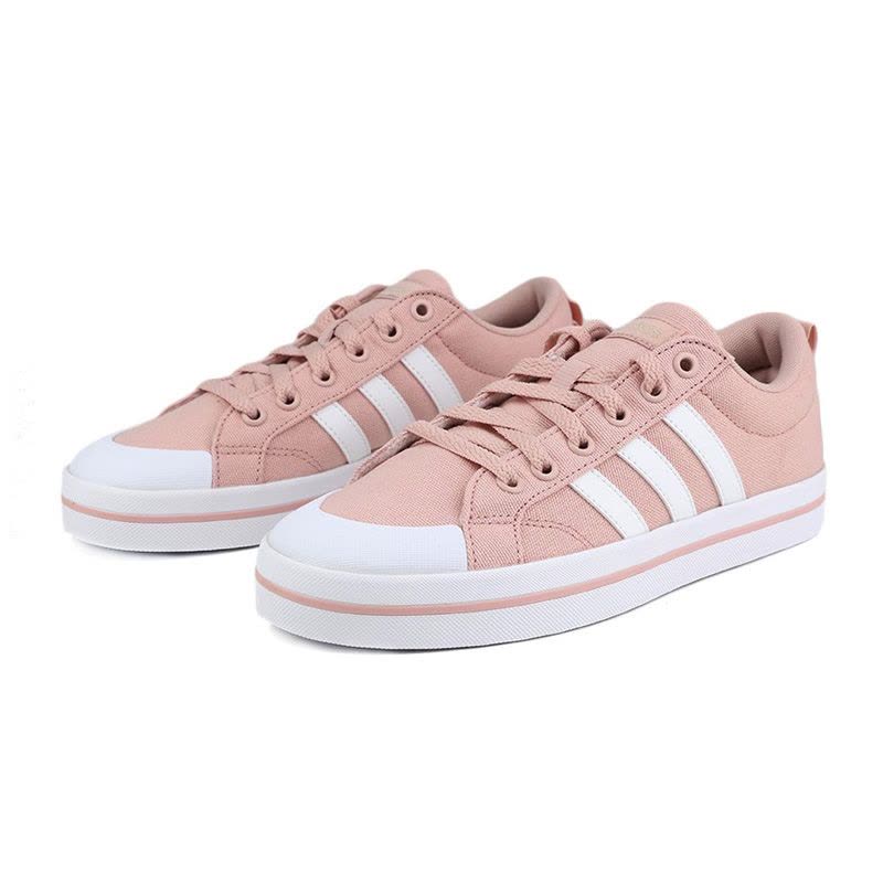 Adidas阿迪达斯NEO板鞋女2020夏季运动鞋蜜桃粉休闲鞋 FV8095图片
