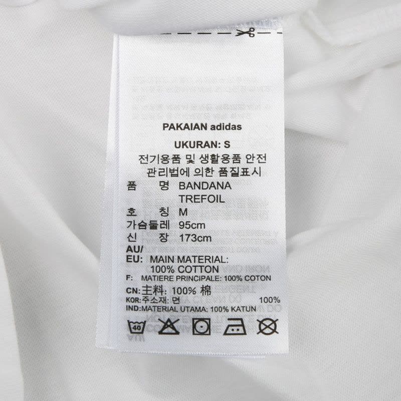 adidas阿迪三叶2019男子BANDANA TREFOIL圆领短T恤DX3651图片